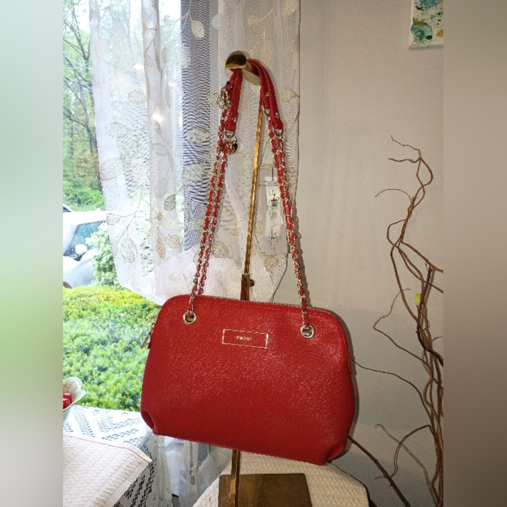 NWT. Red DKNY Women's Bag - Picture 1 of 7